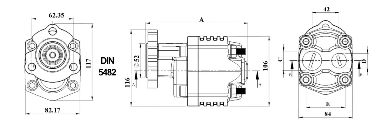 HS Series - UNI 3-Bolt Pumps